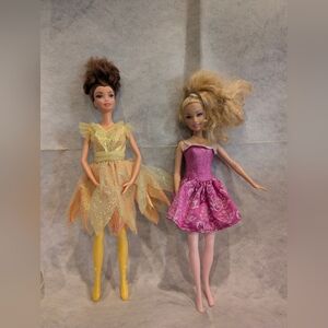 Sparkling Yellow and Pink Doll Set